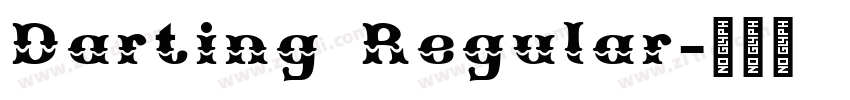 Darting Regular字体转换